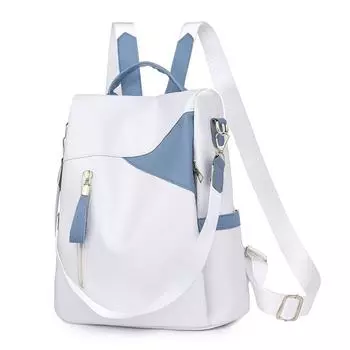 Рюкзак-кошелек для женщин, противоугонная, повседневная, трансформируемая, женская сумка через плечо, дорожная белый