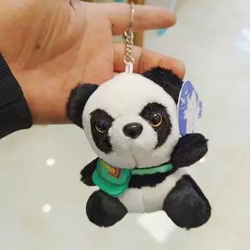 Рюкзак Красная Панда Подвеска Милая Трехдюймовая Пятидюймовая Плюшевая Игрушка Брелок Гигантская Панда Тряпичная Кукла about 10 cm pendant