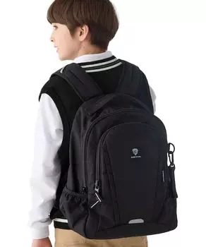 Рюкзак круглый 24л 143542 детский черный один размер [Beams School] чёрный