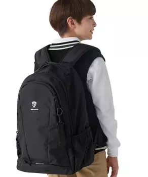 Рюкзак круглый 36 л 143540 детский черный один размер [Beams School] чёрный