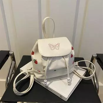 Рюкзак Love Bow для женщин 2025 года, рюкзак для студентов, универсальная сумка-ведро