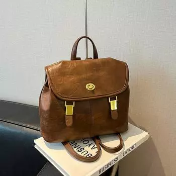 Рюкзак Maillard женский новый модный универсальный высококлассный рюкзак для колледжа, для ношения в руке, для поездок на работу коричневый