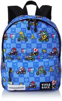 Рюкзак Mario Kart Kids Mario Luigi Goods Большая емкость B5 Storage Blue F [Title Role] синий