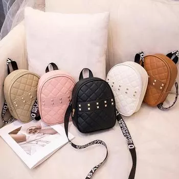 Рюкзак Мини Школьная Сумка Отдых На Природе Рюкзак Большой Вместимости белый