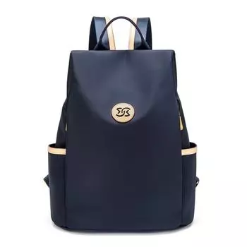 Рюкзак, модный корейский рюкзак из ткани Оксфорд, большой вместительности, легкий водонепроницаемый холст, длина 30 см, ширина 16 см, высота 36 см синий