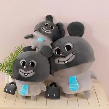 Рюкзак Мягкая Мышь Кукла Обнимающая Цветы Животное Плюшевая Подушка Крыса Плюшевая Игрушка Подарок На День Рождения 23cm