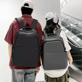 Рюкзак мужской большой емкости для деловых поездок и поездок на работу, сумка для компьютера, мужской рюкзак, водонепроницаемый, для студентов колледжа, школьная сумка 16 серый