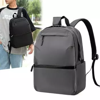 Рюкзак мужской большой вместимости, сумка для компьютера для деловых поездок, мужской рюкзак для школьников младших и старших классов, школьная сумка чёрный