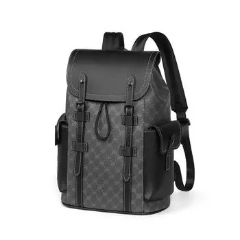 Рюкзак мужской для пожилых людей Sense of Leisure Texture Business Computer Bag Presbyopia Travel Backpack чёрный