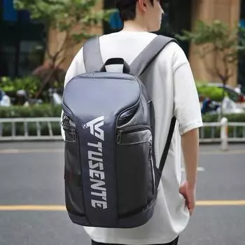 Рюкзак мужской и женский большой емкости спортивный студенческий рюкзак для путешествий на открытом воздухе для йоги Tide чёрный