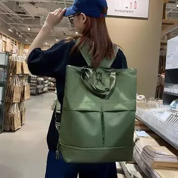 Рюкзак мужской многофункциональный рюкзак сумка повседневная модная студенческая школьная сумка зелёный