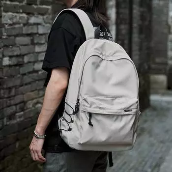 Рюкзак мужской простой рюкзак для отдыха и путешествий сумка для студента колледжа школьный женский 16 inch
