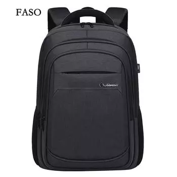 Рюкзак мужской рюкзак большой емкости для путешествий колледжа, старшеклассника, младшеклассника, школьная сумка Trend, женский компьютер чёрный