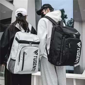 Рюкзак мужской школьный повседневный женский рюкзак большой вместимости для учащихся средней школы красный