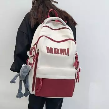 Рюкзак мужской старший школьник школьный женский большой вместительный компьютерный рюкзак дорожная сумка для мужчин чёрный