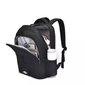 Рюкзак мужской водонепроницаемый деловой компьютерный рюкзак дышащий износостойкий Advanced Sense большая вместимость дорожная сумка One Size чёрный