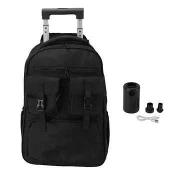 Рюкзак на колесах с водонепроницаемым вакуумным сжатием, на колесах, 30 л, многофункциональный