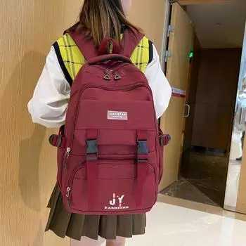 Рюкзак на молнии Оксфорд Многофункциональная студенческая сумка Дорожная сумка