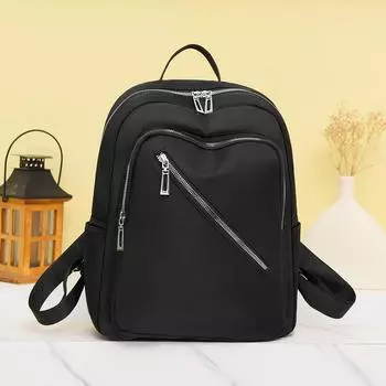 Рюкзак на молнии. Женский легкий рюкзак. Рюкзак для путешествий большой емкости.