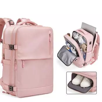 Рюкзак на плечо большой емкости 231048 розовый