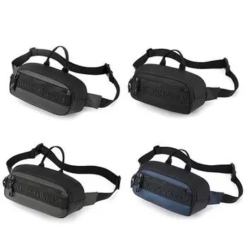 Рюкзак на поясе, поясная сумка, велосипедная сумка, водонепроницаемый небольшой дорожный походный рюкзак China чёрный