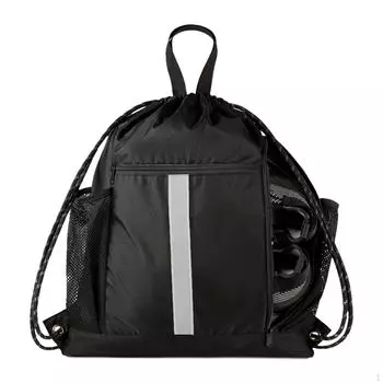 Рюкзак на шнурке, школьная сумка, водонепроницаемая, держатель для двух бутылок, сумка-тоут для