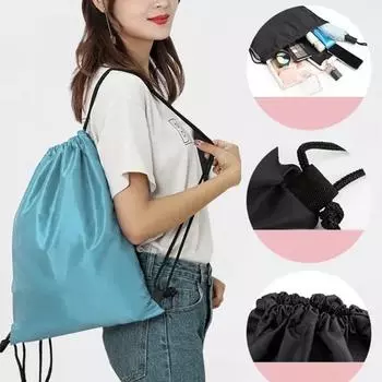 Рюкзак на шнурке, складной, водонепроницаемый, легкий, легко чистится, подвесная сумка для хранения, уличная сумка