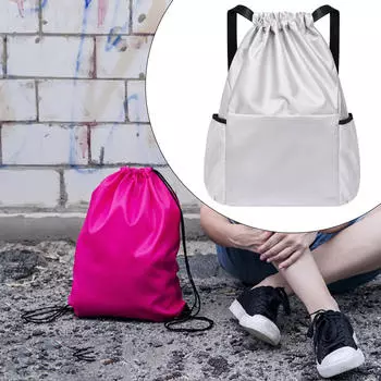 Рюкзак на шнурке, универсальный рюкзак для путешествий, альпинизма, активного отдыха озеро синий