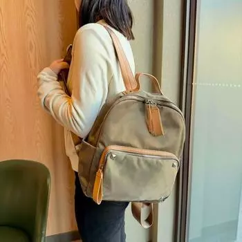 Рюкзак Niche Высококачественная сумка для поездок на работу Минималистичный рюкзак Wind Travel Bag Mommy Bag Универсальный рюкзак Рюкзак женский Height 34 * Width 30 * Thick 16CM