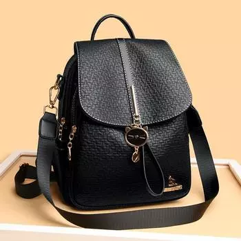 Рюкзак новый модный и универсальный женская сумка простой универсальный большой емкости студенческий рюкзак простая сумка через плечо