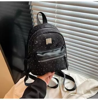 Рюкзак Новый женский рюкзак Студенческий школьный рюкзак Модный универсальный Нишевый Повседневный Наплечная женская сумка