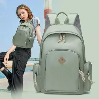 Рюкзак Oxford, большой емкости, женский рюкзак с несколькими карманами, дорожный, школьный, для поездок на работу зелёный
