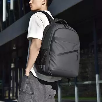 Рюкзак Oxford, мужской деловой компьютерный рюкзак, большая вместимость, дорожная сумка чёрный