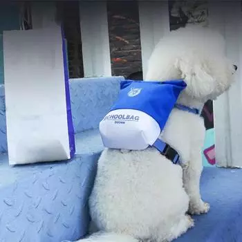 Рюкзак-переноска для домашних животных, износостойкий, несколько регулируемых, рюкзак для собак, веревочный жилет, удобная модная тяговая веревка для собак и кошек S