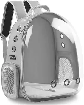 Рюкзак-переноска для домашних животных, сумка-переноска для кошек, дышащий рюкзак для кошек, портативная прозрачная сумка-капсула для домашних животных