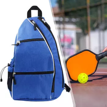 Рюкзак Pickleball для бутылок с водой, ракеток и весла синий