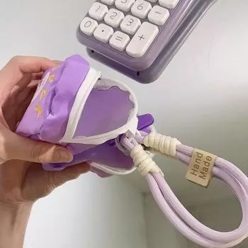 Рюкзак подвесной вышитый брелок в виде утки автомобильный брелок телефон кольцо подвеска декоративная игрушка для девочки жёлтый