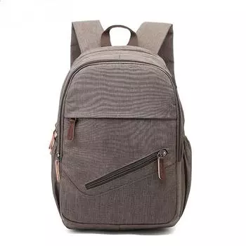 Рюкзак Простой USB-зарядный рюкзак для мужчин и женщин Повседневная компьютерная сумка Студенческая сумка синий