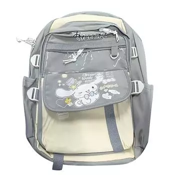 Рюкзак рюкзака студента средней школы шаржа милый, рюкзак большой емкости студента One Size