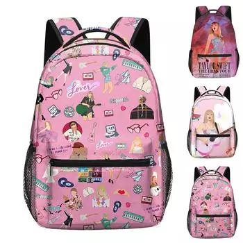 Рюкзак рюкзака студента средней школы шаржа милый, рюкзак большой емкости студента One Size