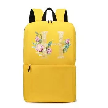 Рюкзак с 26 английскими буквами, холст для косплея, детский школьный рюкзак, дорожная сумка, сумка для книг в школу