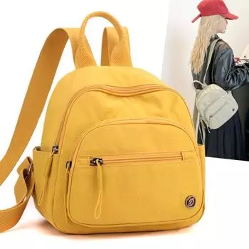 Рюкзак с большой вместимостью и множеством карманов, практичный рюкзак, легкий и универсальный, подходит для повседневных путешествий, женский рюкзак чёрный