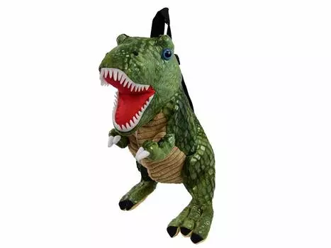 Рюкзак с динозавром Заурус Тираннозавр Трицератопс Единорог 50139GR Мягкая игрушка Персонаж Уникальный Забавный Путешествия Прогулки Досуг Дети Младшие Дети