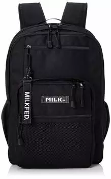 Рюкзак с двойной застежкой-молнией W ZIP BACKPACK 103202053019 Черный [Milkfed]