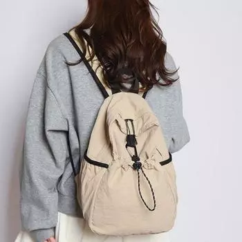 Рюкзак с двойным плечом из нейлона и завязками, большой емкости, спортивный рюкзак для путешествий