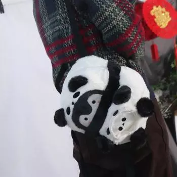 Рюкзак с изображением пингвина и панды, большая вместимость, подарочный школьный рюкзак с изображением мультфильма