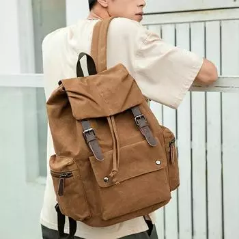 Рюкзак с клапаном, рюкзак для ноутбука, дорожный рюкзак, багажная сумка, рюкзак большой емкости, большой, функциональный, портативный для Tra 14 inches жёлтый