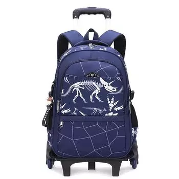 Рюкзак с колесами школьная сумка на колесах студенческий рюкзак 6 колес (32*18*45 СМ)ЗРИ8005