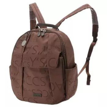 Рюкзак с логотипом Jacquard Rucksack Y710385 Коричневый [Isaac] Женский (20)