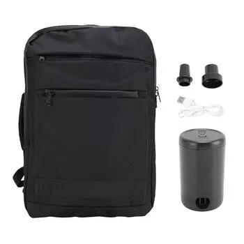 Рюкзак с насосом и подушкой безопасности, водонепроницаемый, большой емкости, расширяемый, вакуумный компрессионный рюкзак для работы